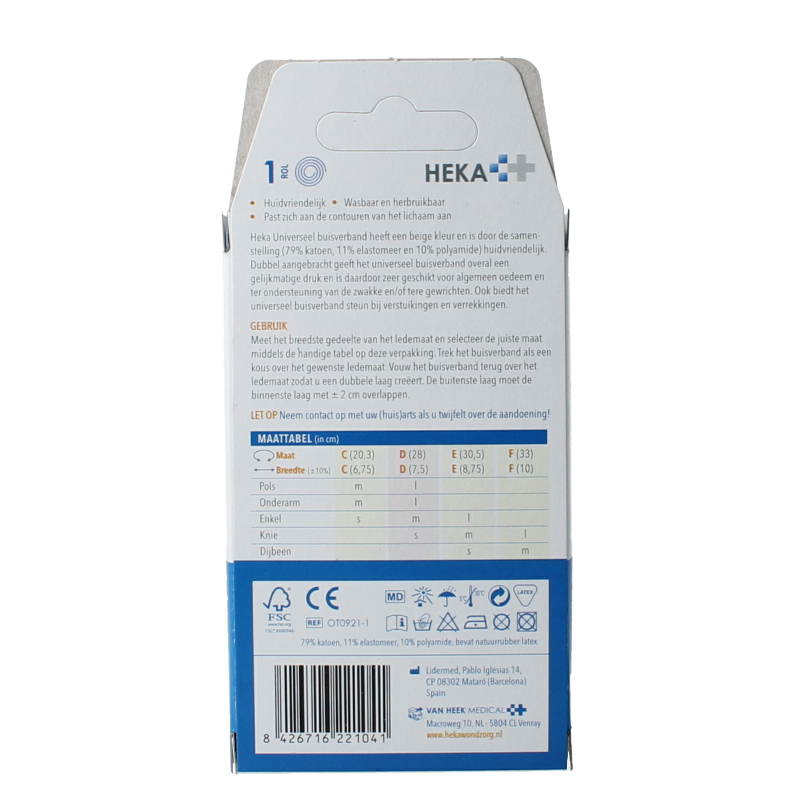 Heka Grip compress beige D - Afbeelding 3