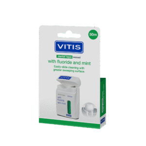 Vitis Tape waxed fluor mint groen 50 meter