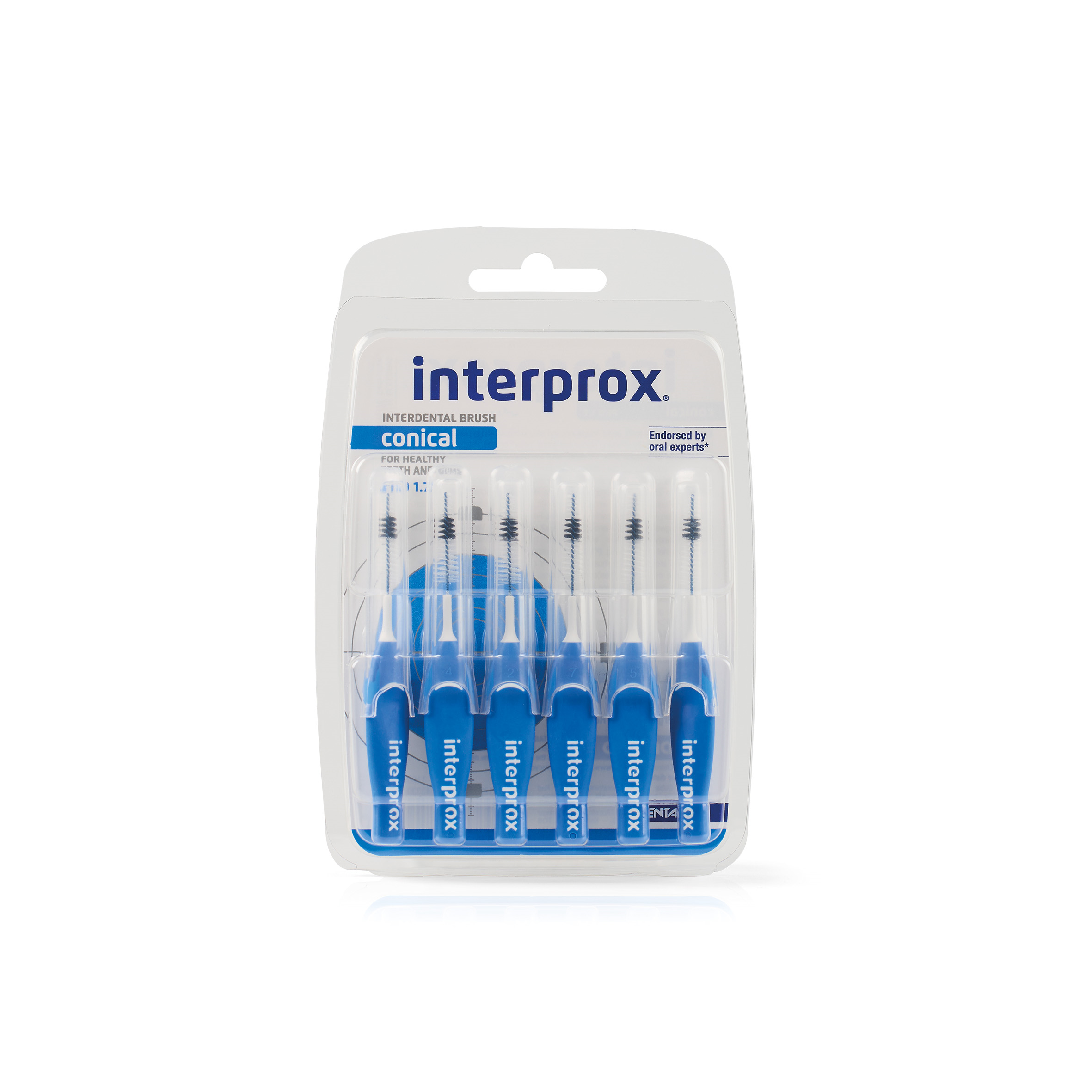 Interprox Conical 1.7 blauw