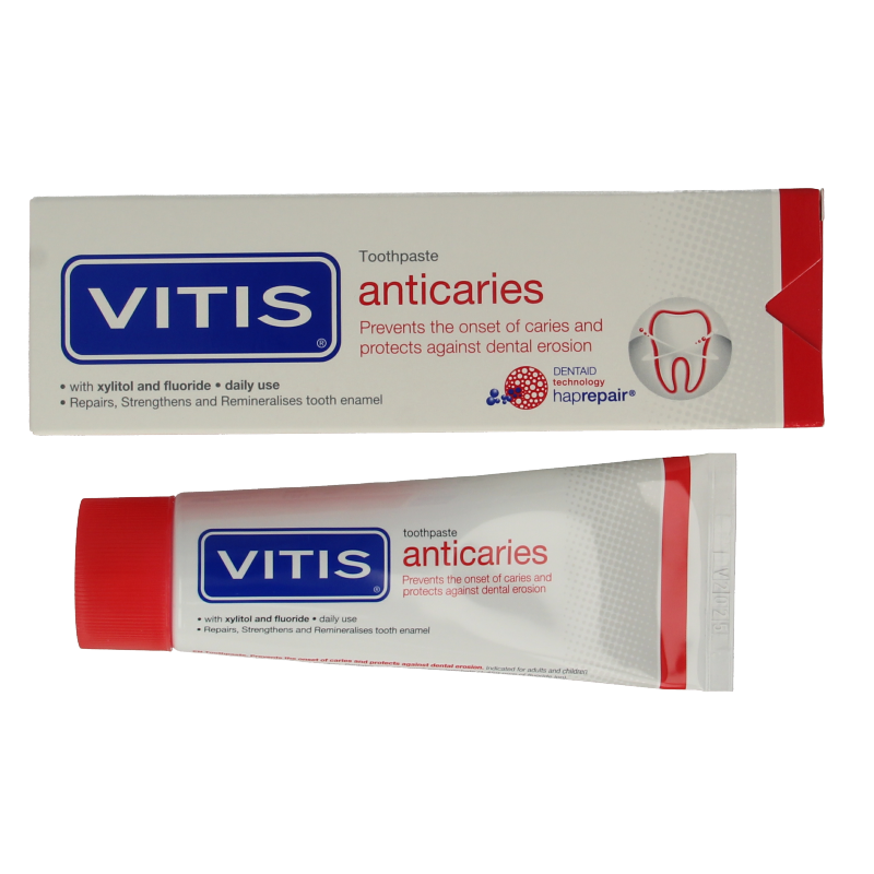 Vitis Tandpasta anti caries - Afbeelding 2