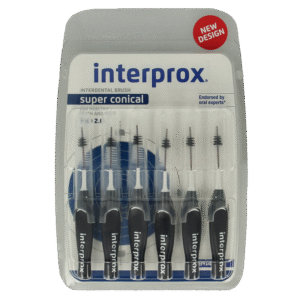 Interprox Super ragers conical donker blauw