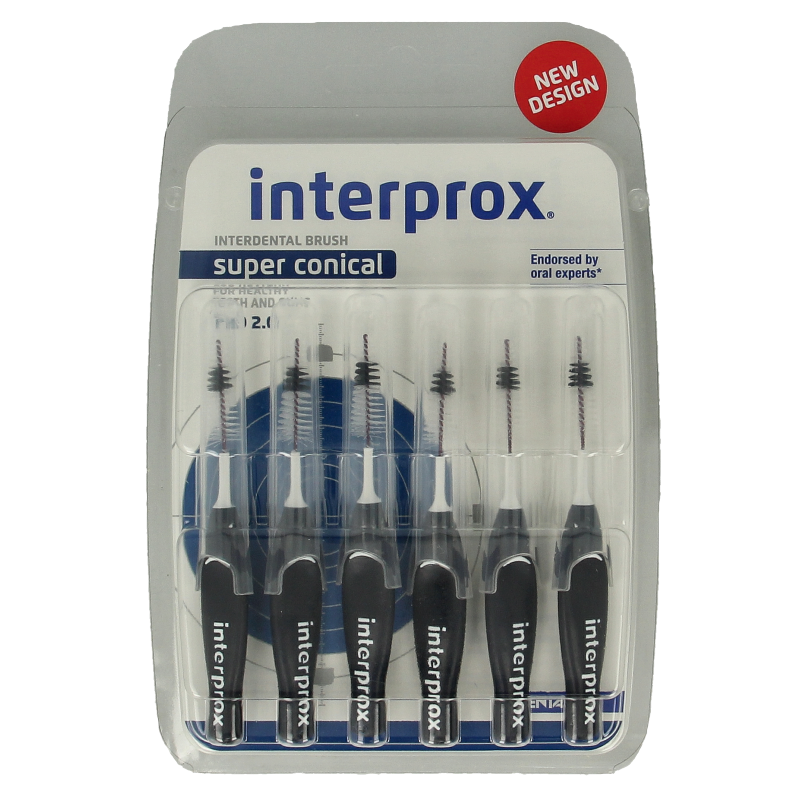 Interprox Super ragers conical donker blauw