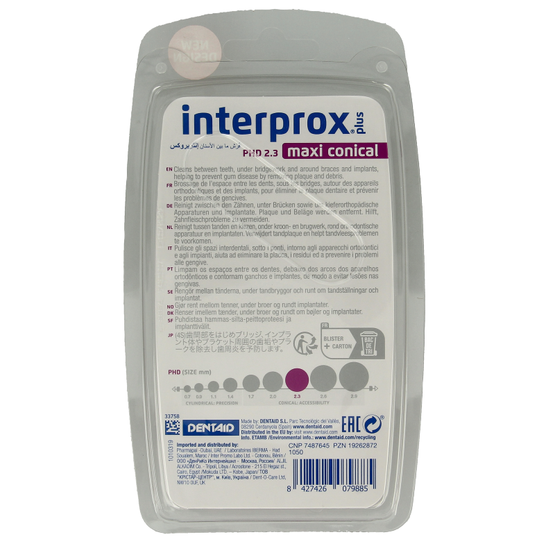 Interprox Plus ragers maxi conical paars - Afbeelding 2