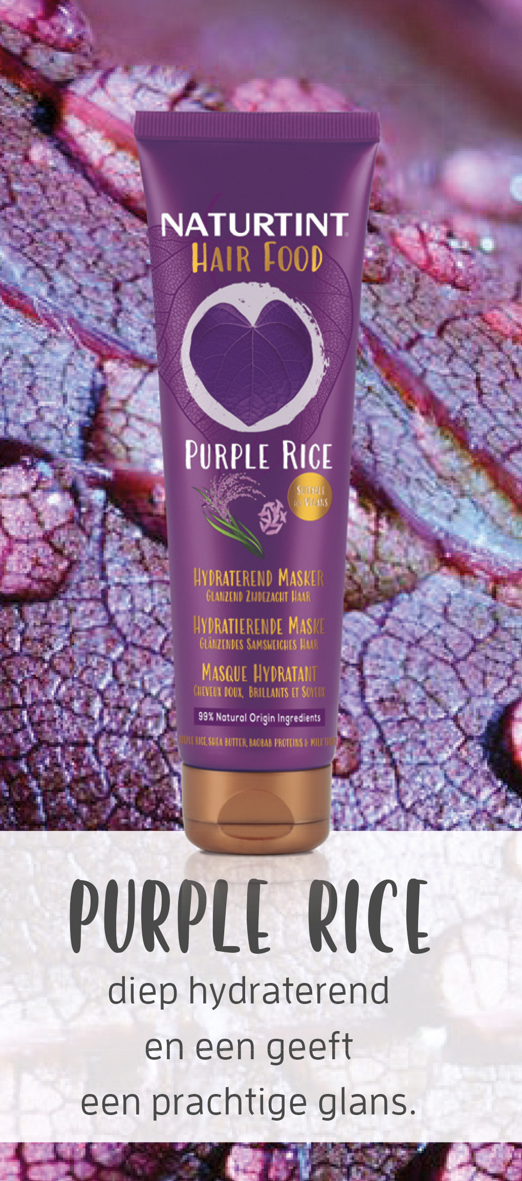 Naturtint Hairfood purple rice masker