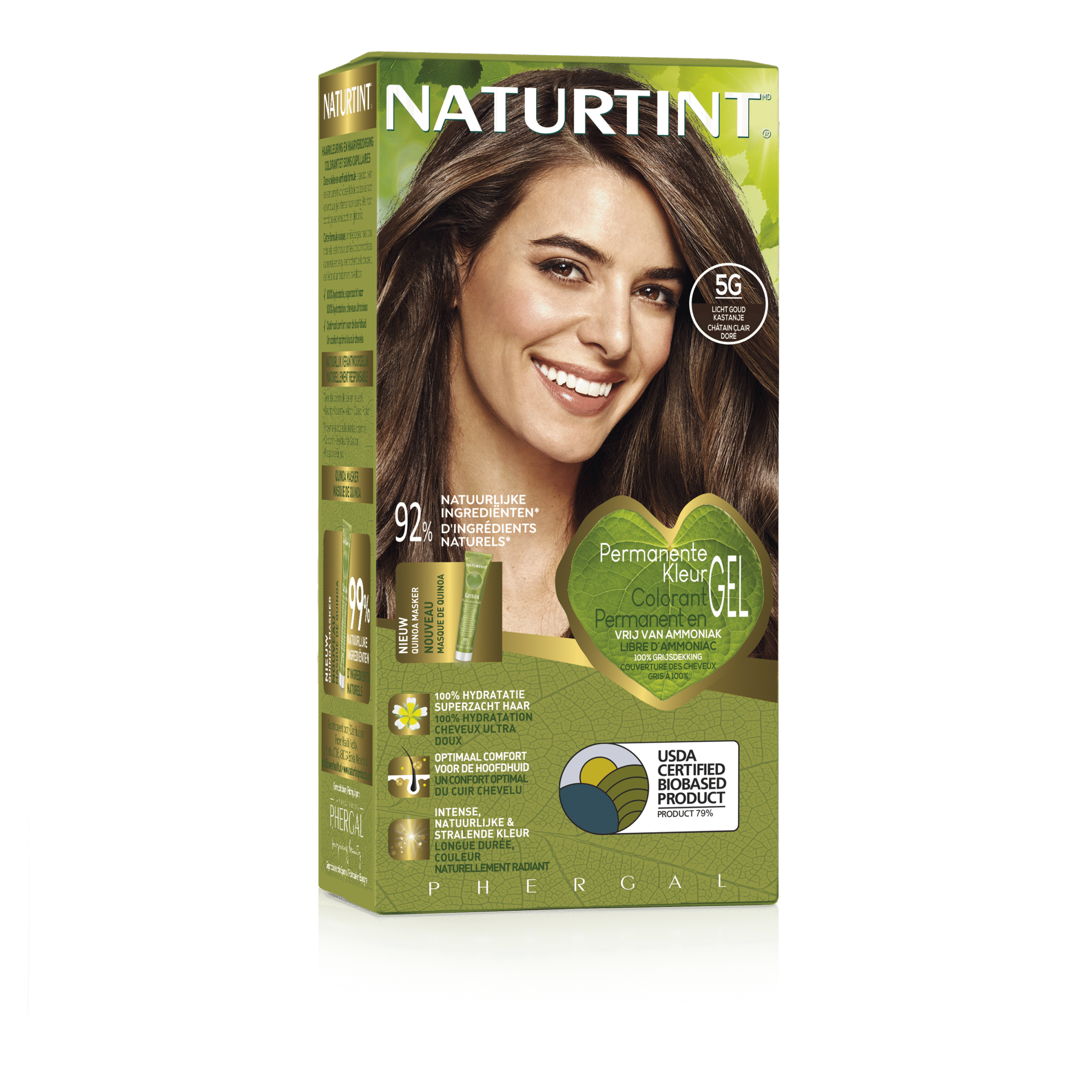 Naturtint 5G Licht goud kastanje