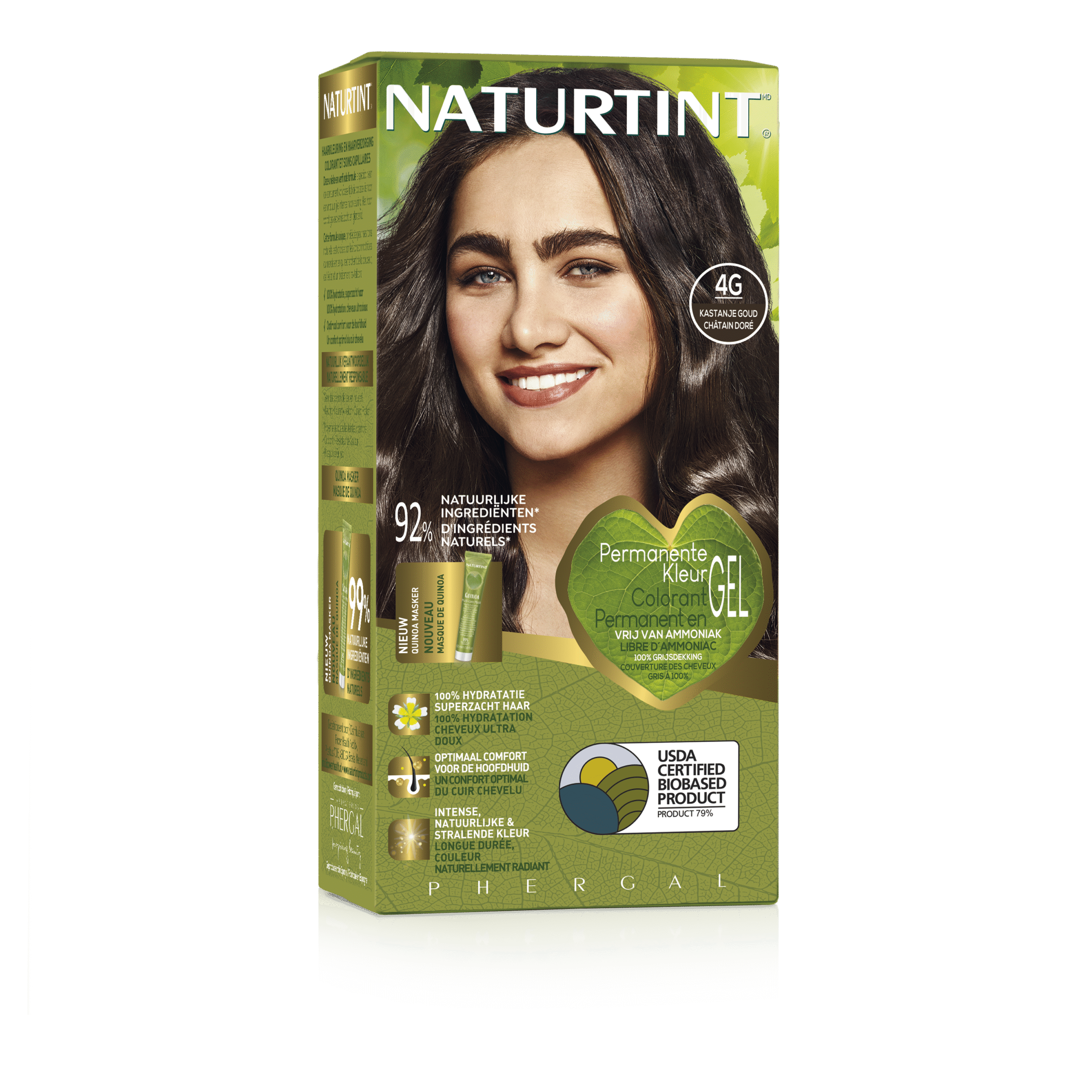 Naturtint 4G Kastanje goud