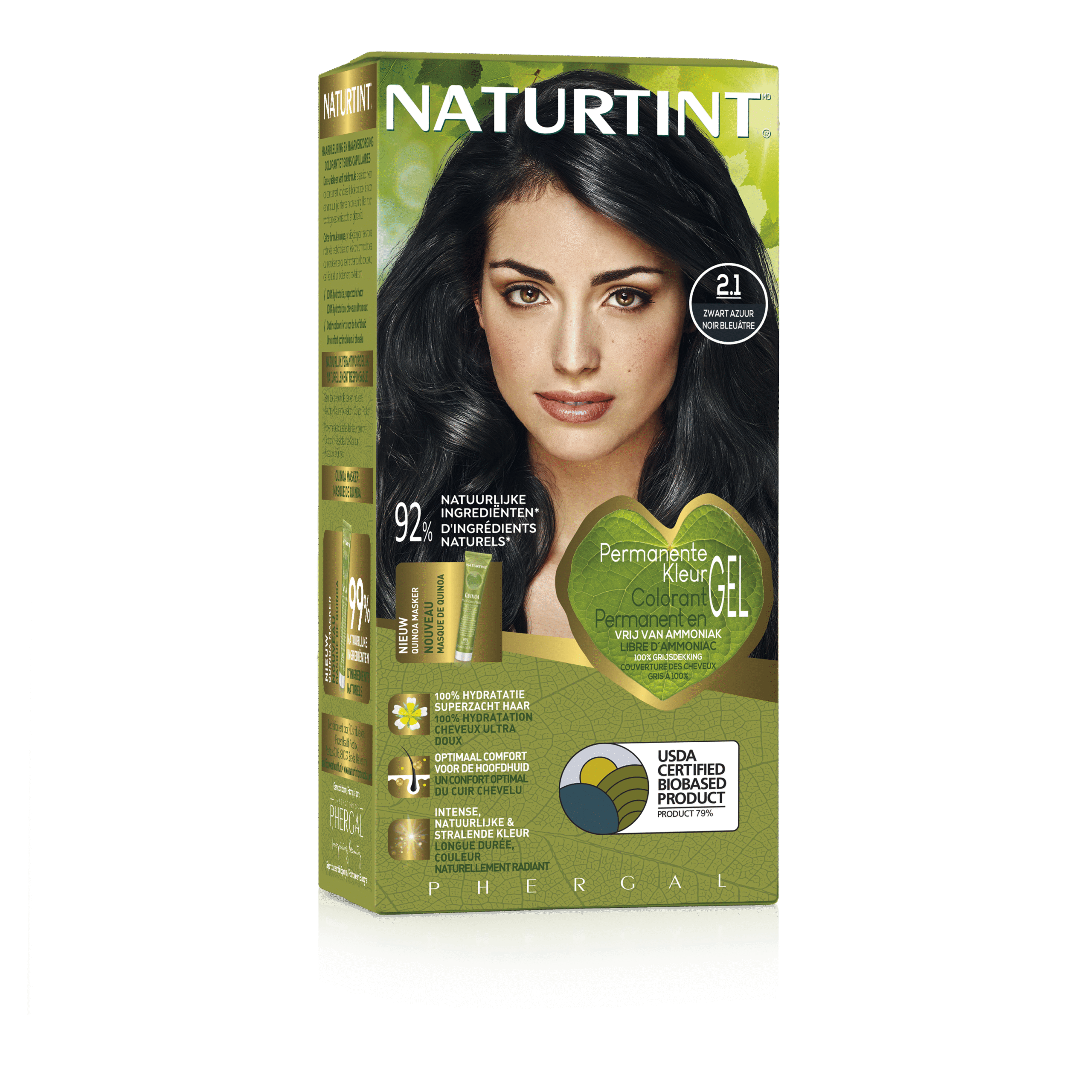 Naturtint 2.1 Zwart azuur