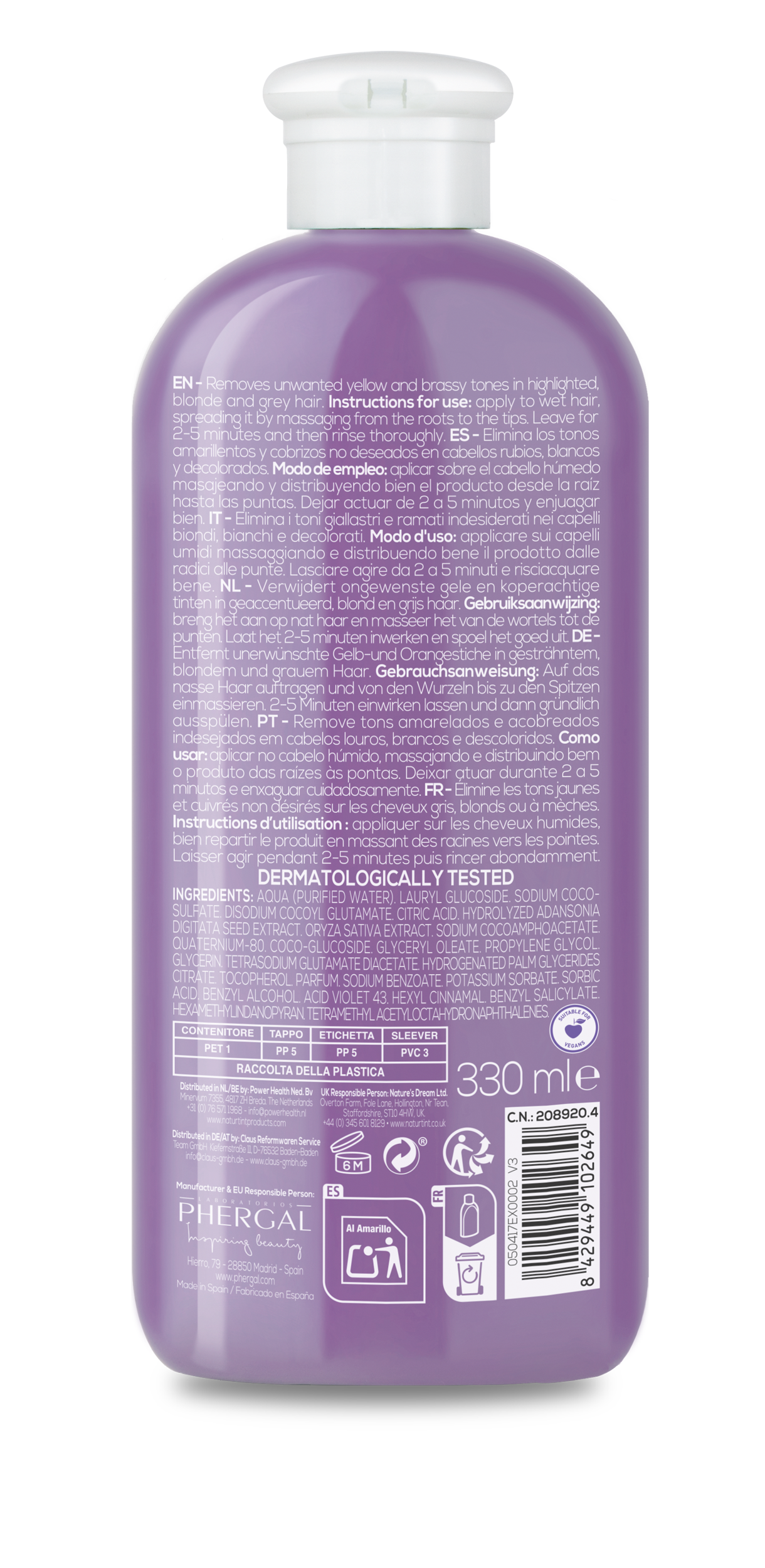 Naturtint Silver shampoo - Afbeelding 2