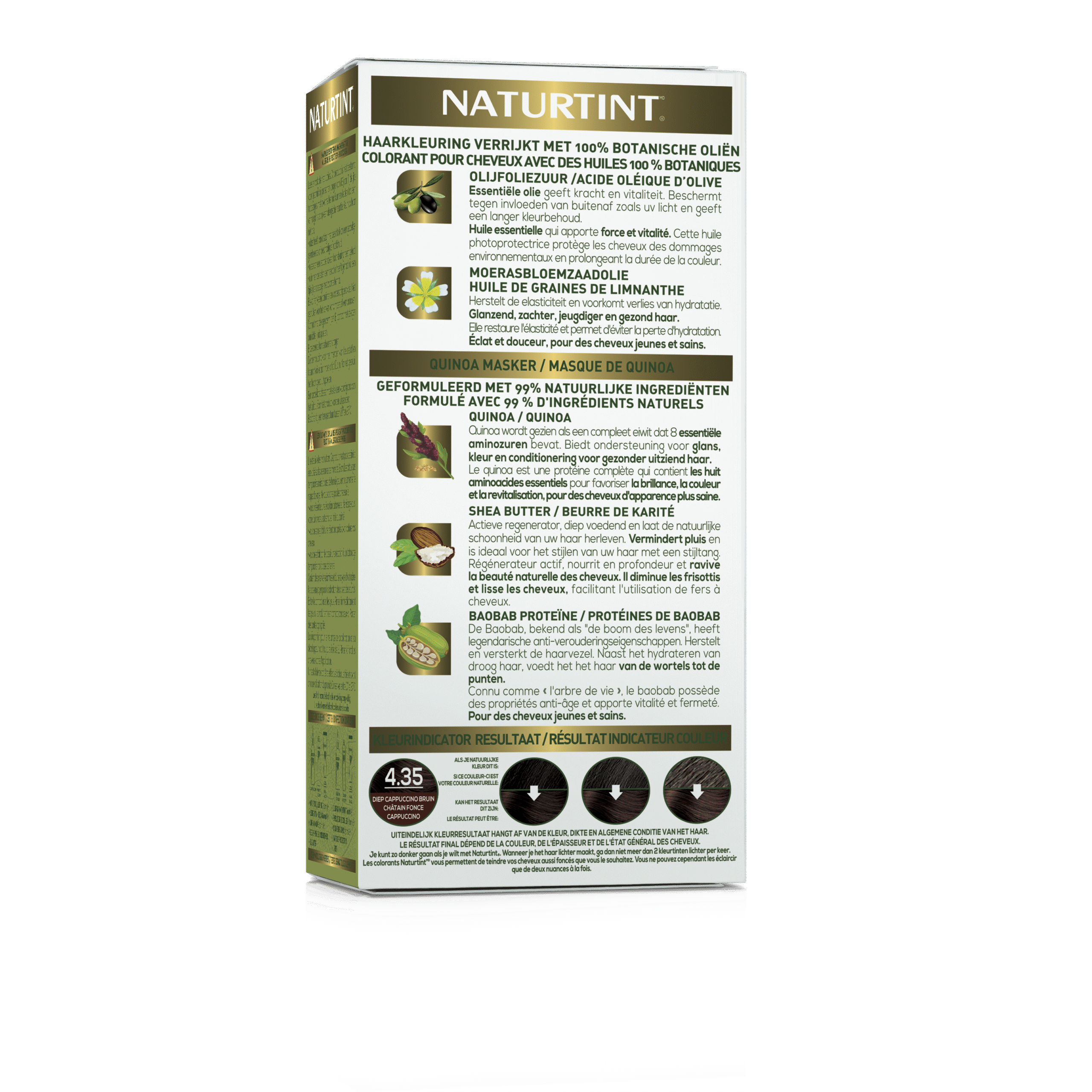 Naturtint 4.35 Diep cappuccino bruin - Afbeelding 3