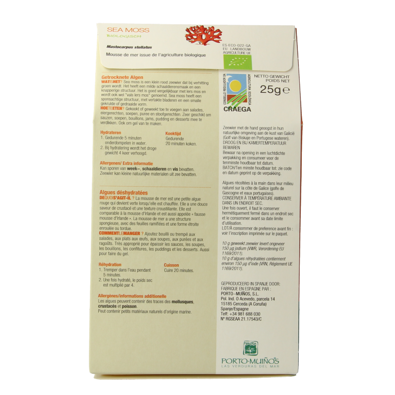 Porto Muinos Sea moss bio - Afbeelding 3