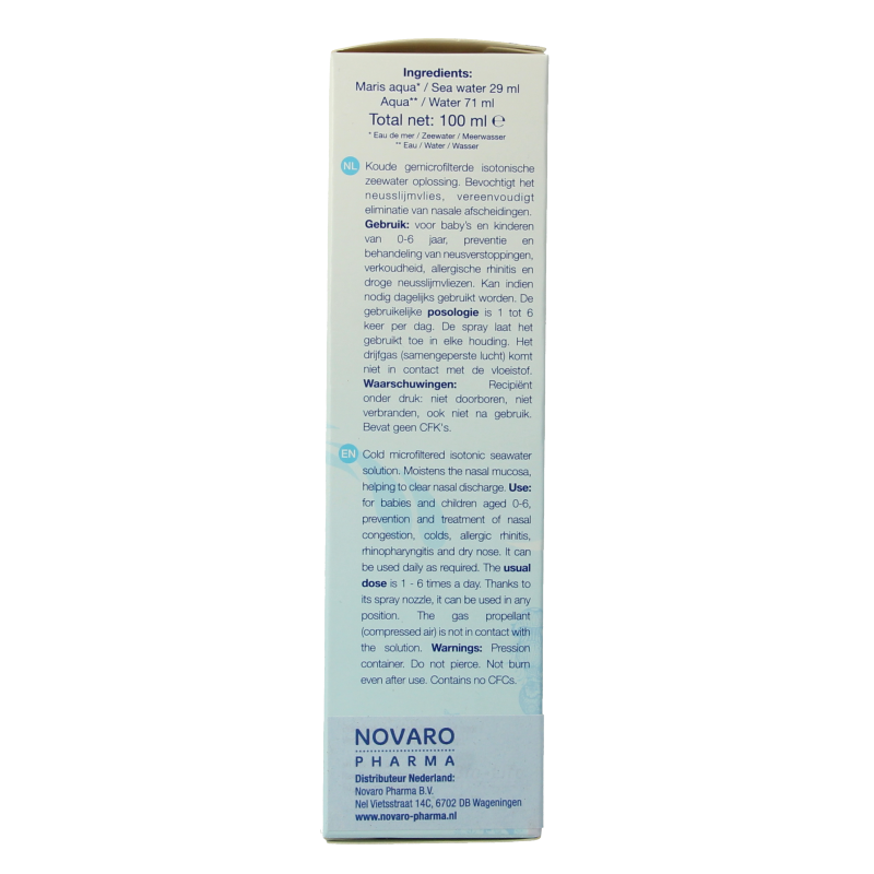 Quinton Nasal pediatric spray 0-6 jaar - Afbeelding 2