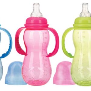 Nuby Fles standaard 320ml nondrip speen assorti