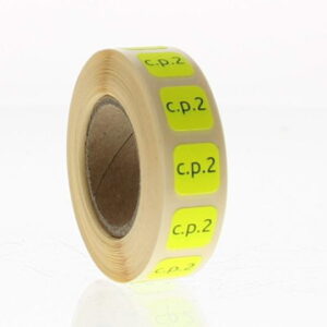 Brocacef Strooketiket controle paraaf 2