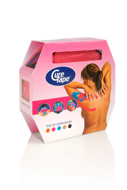 Cure Tape Kinesiotape roze 31.5m x 5cm