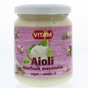 Vitam Aioli knoflook mayonaise bio