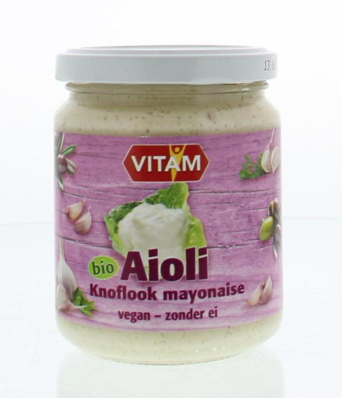 Vitam Aioli knoflook mayonaise bio