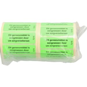 Spruyt Hillen Sticker geneesmiddel aangewezen zorgverzkereraar