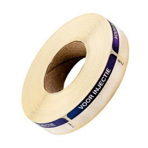 Spruyt Hillen Sticker voor injectie blauw