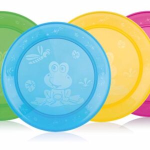 Nuby Set van 4 bordjes - 9m+