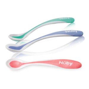Nuby Warmtegevoelige lepel met zachte rand