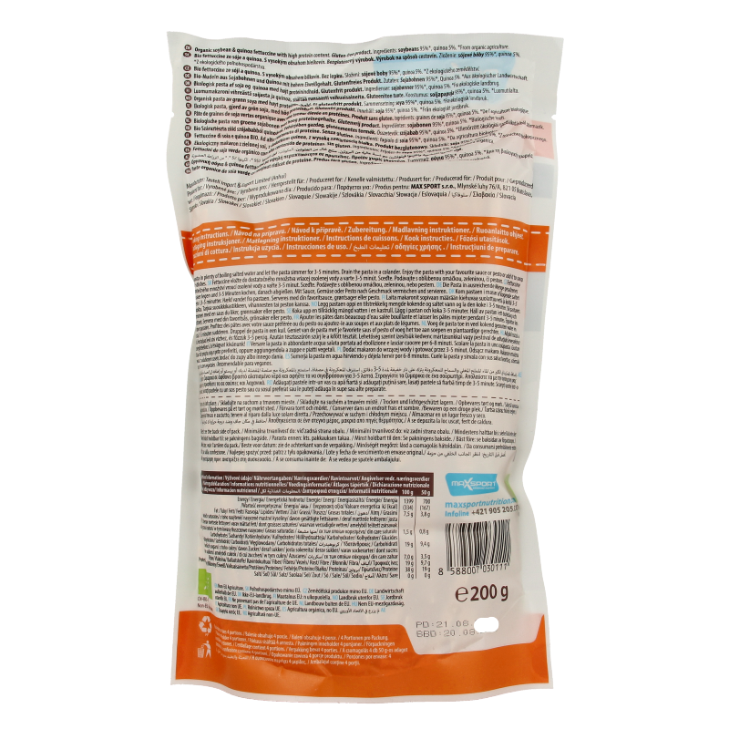 Max Sport Protein pasta quinoa fettucine - Afbeelding 2
