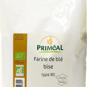 Primeal Grijsbruin tarwemeel borsa 80 bio
