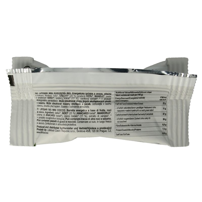 Lifefood Lifebar kokos mini bio - Afbeelding 3
