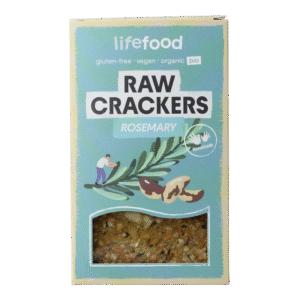 Lifefood Life crackers rozemarijn raw bio