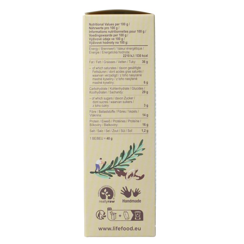 Lifefood Life crackers rozemarijn raw bio - Afbeelding 4