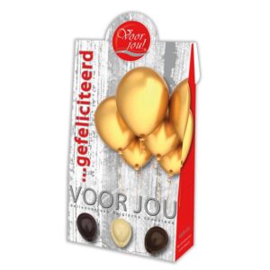 Voor Jou! Cadeau doos young ballonnen gefeliciteerd