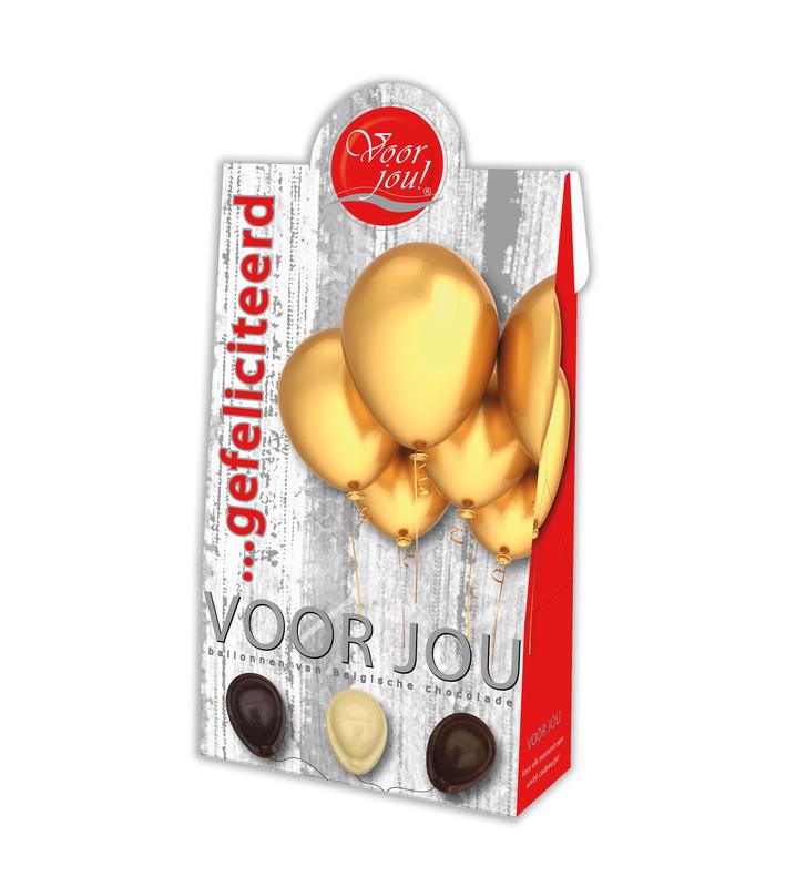 Voor Jou! Cadeau doos young ballonnen gefeliciteerd