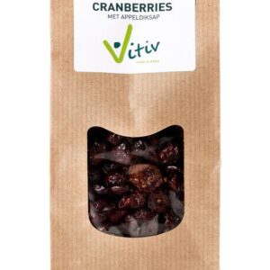 Vitiv Cranberries appeldiksap bio