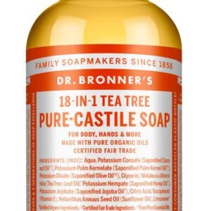 Dr Bronners Liquid soap tea tree
