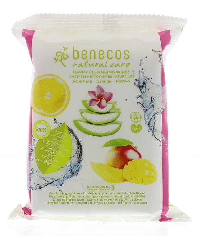 Benecos natural beauty Vegan happy reinigingsdoekjes