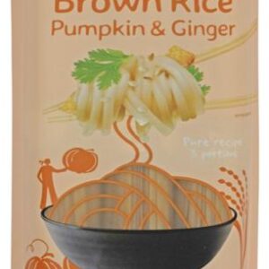 TerraSana Bruine rijstnoedels pompoen en gember bio