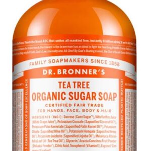 Dr Bronners Shikakai zeep tea tree