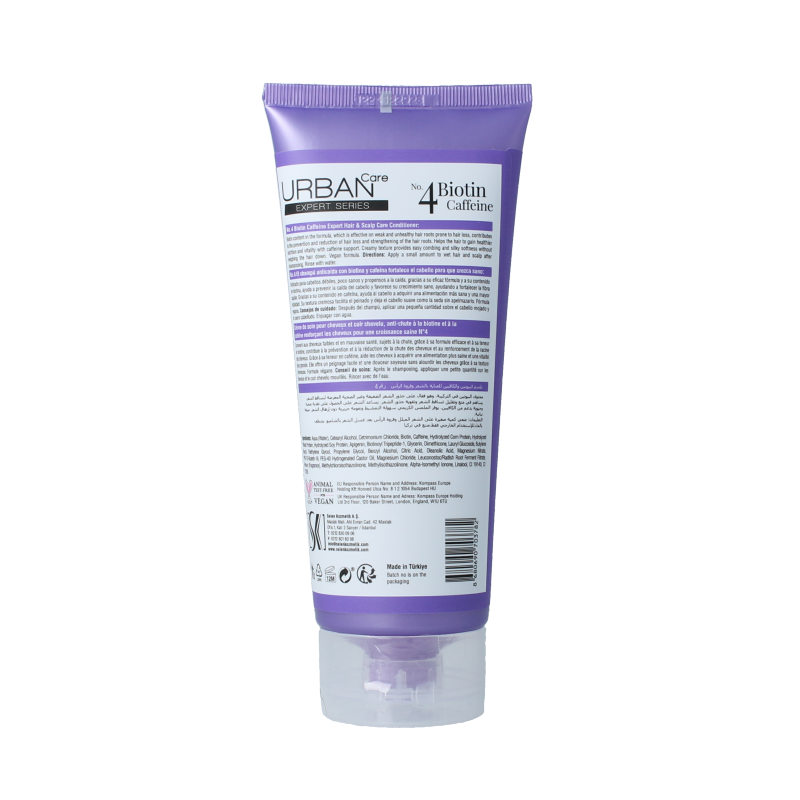 Urban Care Expert hair & scalp conditioner biotine & caffeine - Afbeelding 2