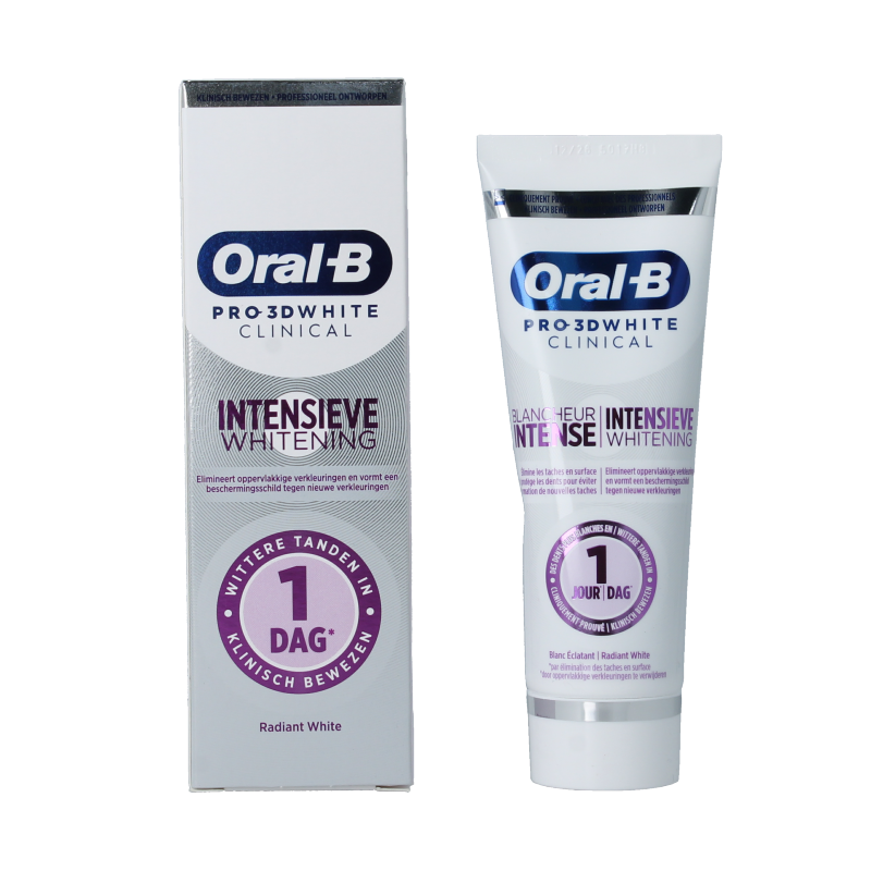Oral B Tandpasta 3D white clinical radiant - Afbeelding 2