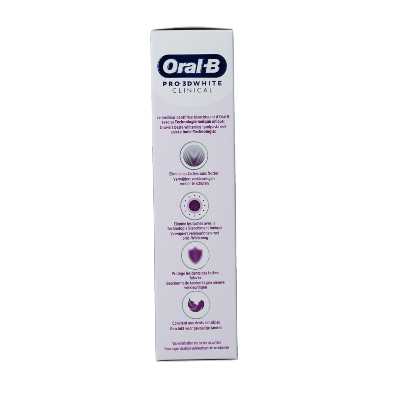Oral B Tandpasta 3D white clinical radiant - Afbeelding 5