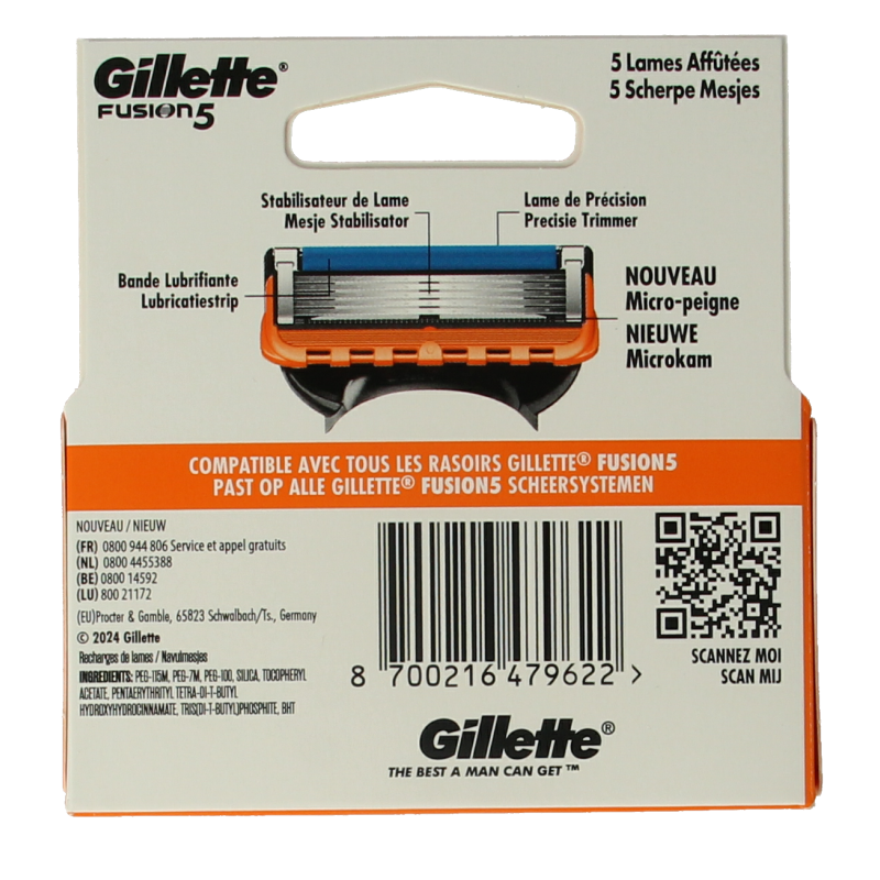 Gillette Fusion manual blades - Afbeelding 2