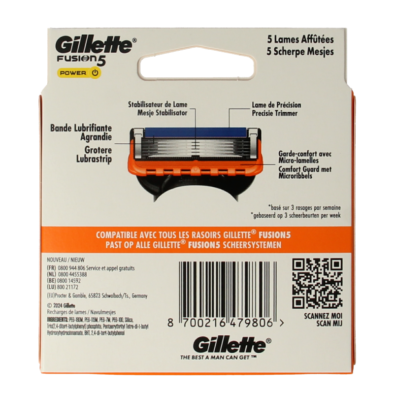 Gillette Fusion power blades - Afbeelding 2