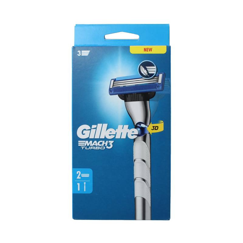 Gillette Mach 3 turbo scheersysteem 2 up