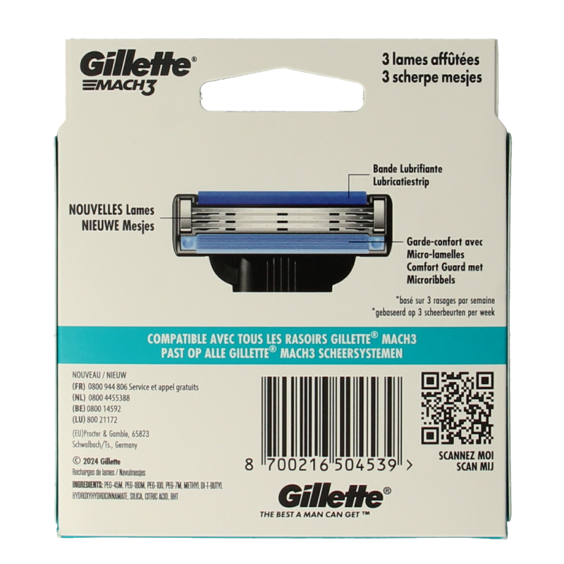 Gillette Mach3 blades - Afbeelding 2