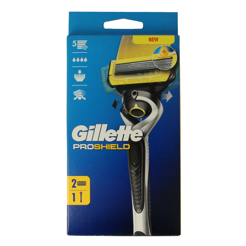 Gillette Proshield yellow razor