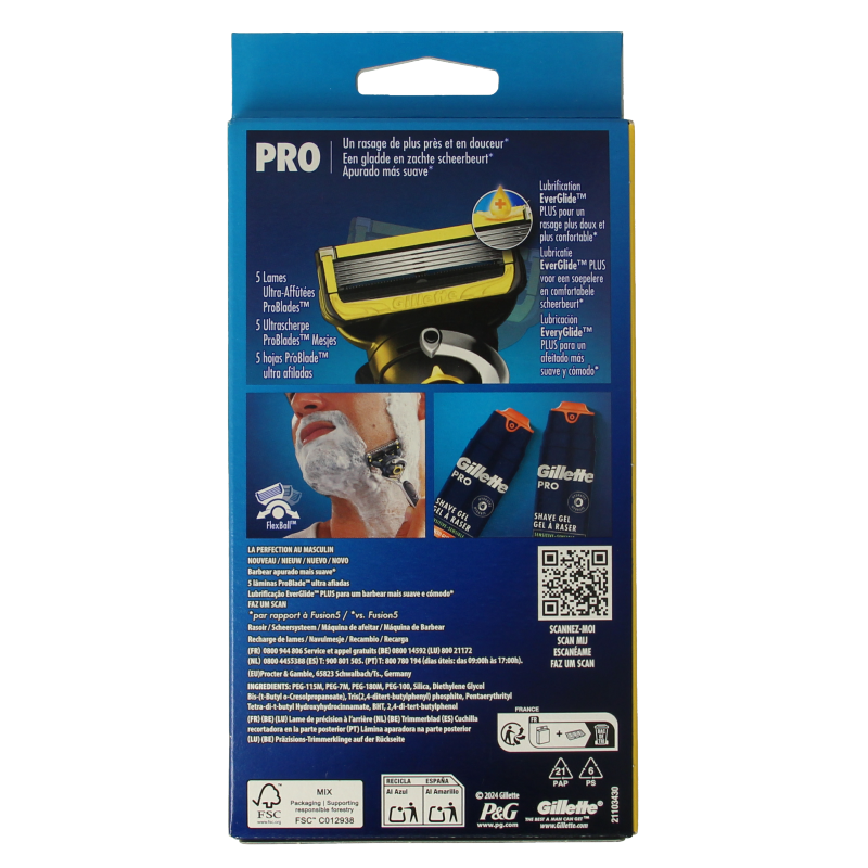 Gillette Proshield yellow razor - Afbeelding 2