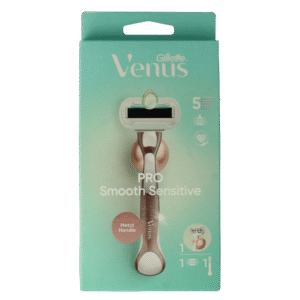 Gillette Venus deluxe smooth sensitive rosegold razor