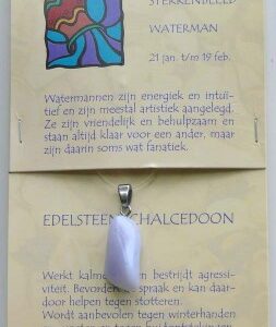 Steengoed Sterrenbeeldsteen hanger waterman