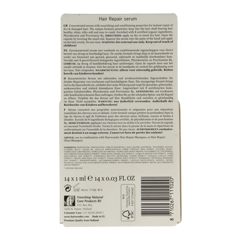 Hairwonder Hair repair serum capsules - Afbeelding 2