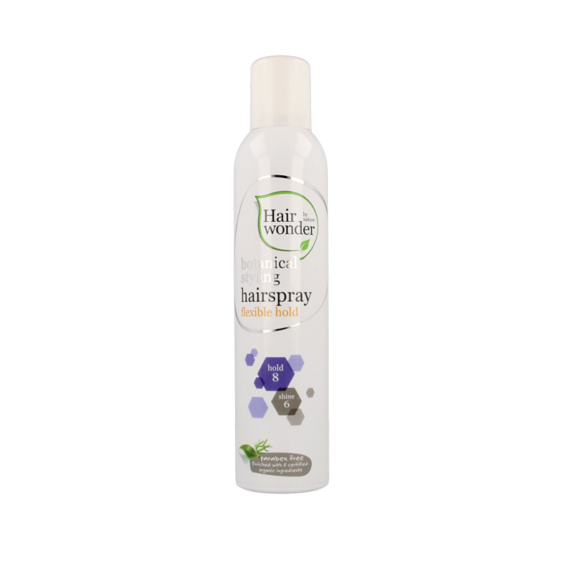 Hairwonder Botanical styling hairspray flexible hold