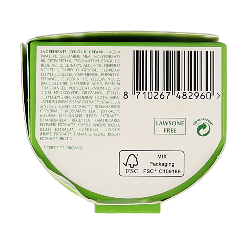 Henna Plus Colour cream 3 dark brown - Afbeelding 2